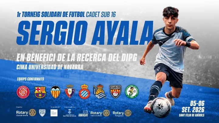 Torneig Solidari Sergio Ayala per recaptar fons per a la investigació del DIPG